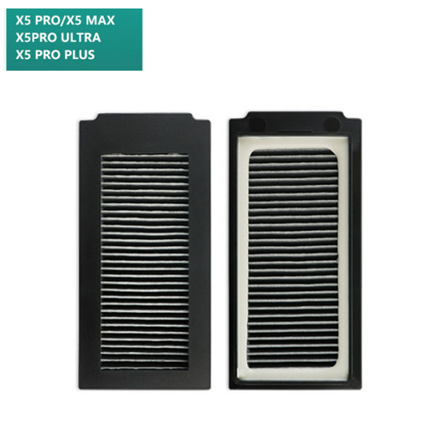 2pcs Hepa Filter For Ecovacs X5 Pro/X5 Max/X5Pro Ultra/Plus 