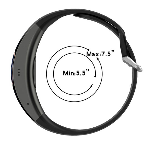  silicone strap For Amazfit X （big size）	  _3