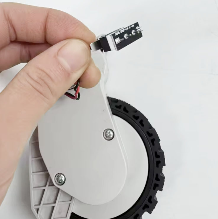  Original white Wheels (L+R) For xiaomi X20 S10 X30/Dreame Dreame X20/X10 pro  _2