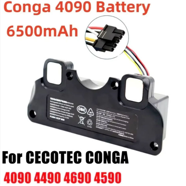  6500mah Battery For CECOTEC CONGA 4090 4490 4690 4590 _2