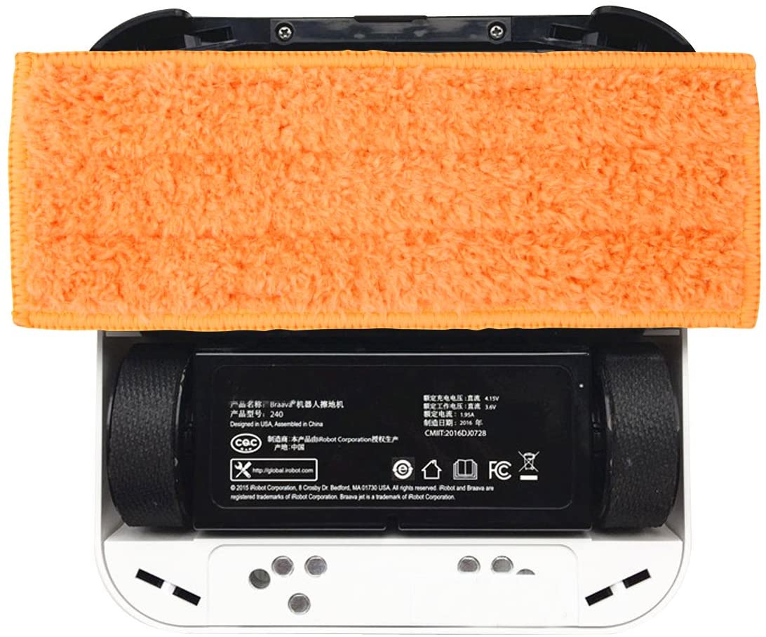  3pcs Washable Mopping Pads Cloth Replacement Parts For iRobot Braava Jet 240 241 Vacuum Cleaner Accessories  _1