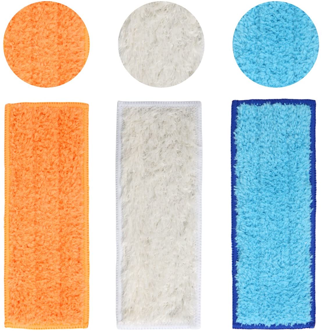  3pcs Washable Mopping Pads Cloth Replacement Parts For iRobot Braava Jet 240 241 Vacuum Cleaner Accessories  _3