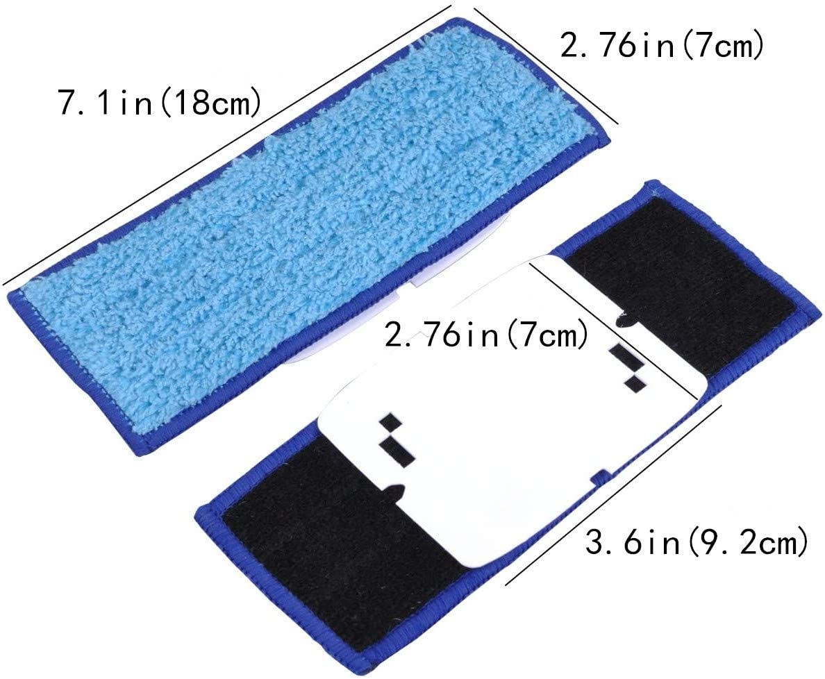  3pcs Washable Mopping Pads Cloth Replacement Parts For iRobot Braava Jet 240 241 Vacuum Cleaner Accessories  _5