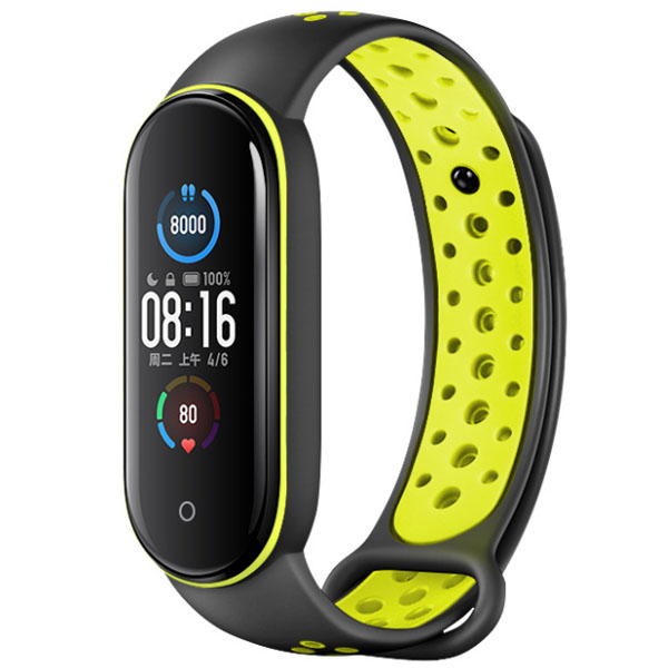  Breathable Silicone Strap For Miband 6 _2