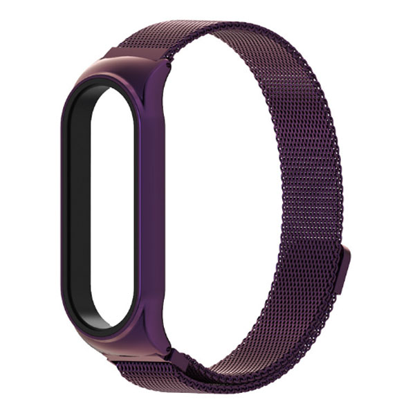   (Gold / Rose Gold / Blue / Purple) mijobs Fashion Business Wristband For miband  7/ 7 NFC  _3