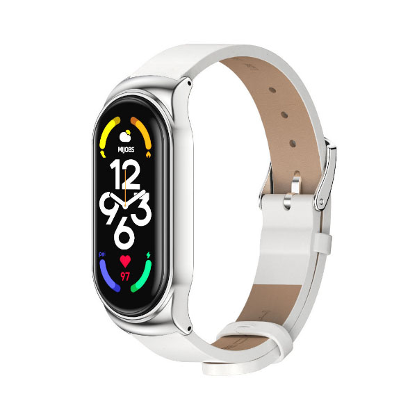  mijobs PU leather strap for miband  7/ 7 NFC _1