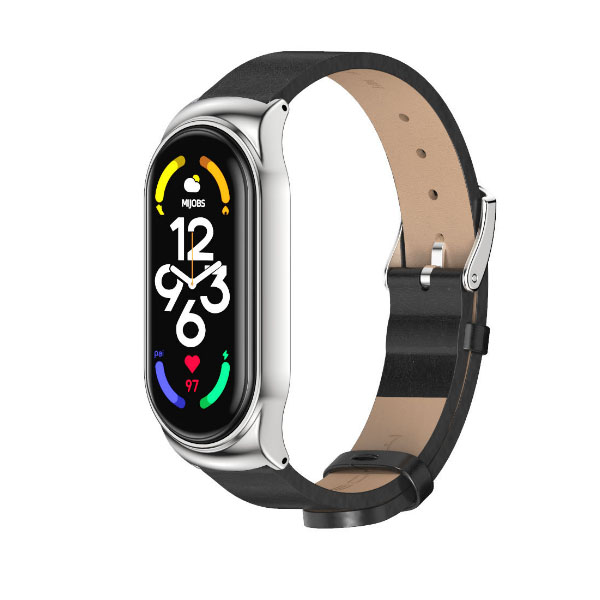  mijobs PU leather strap for miband  7/ 7 NFC _2
