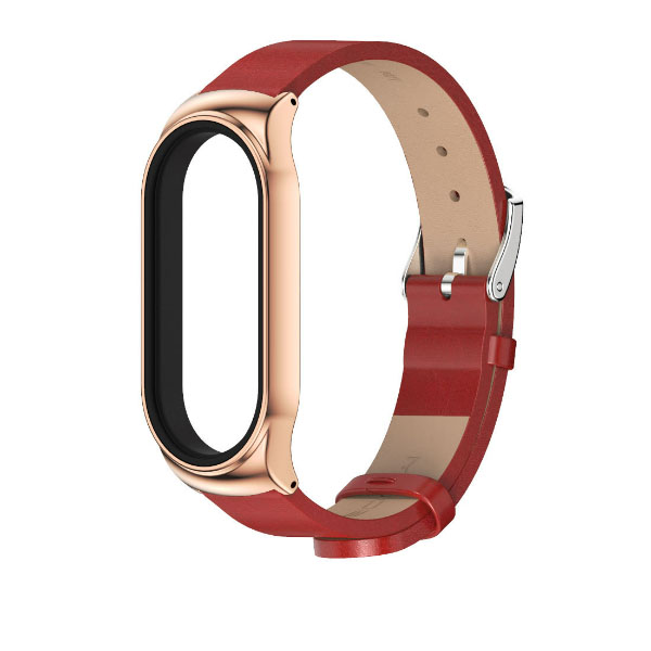  mijobs PU leather strap for miband  7/ 7 NFC _4